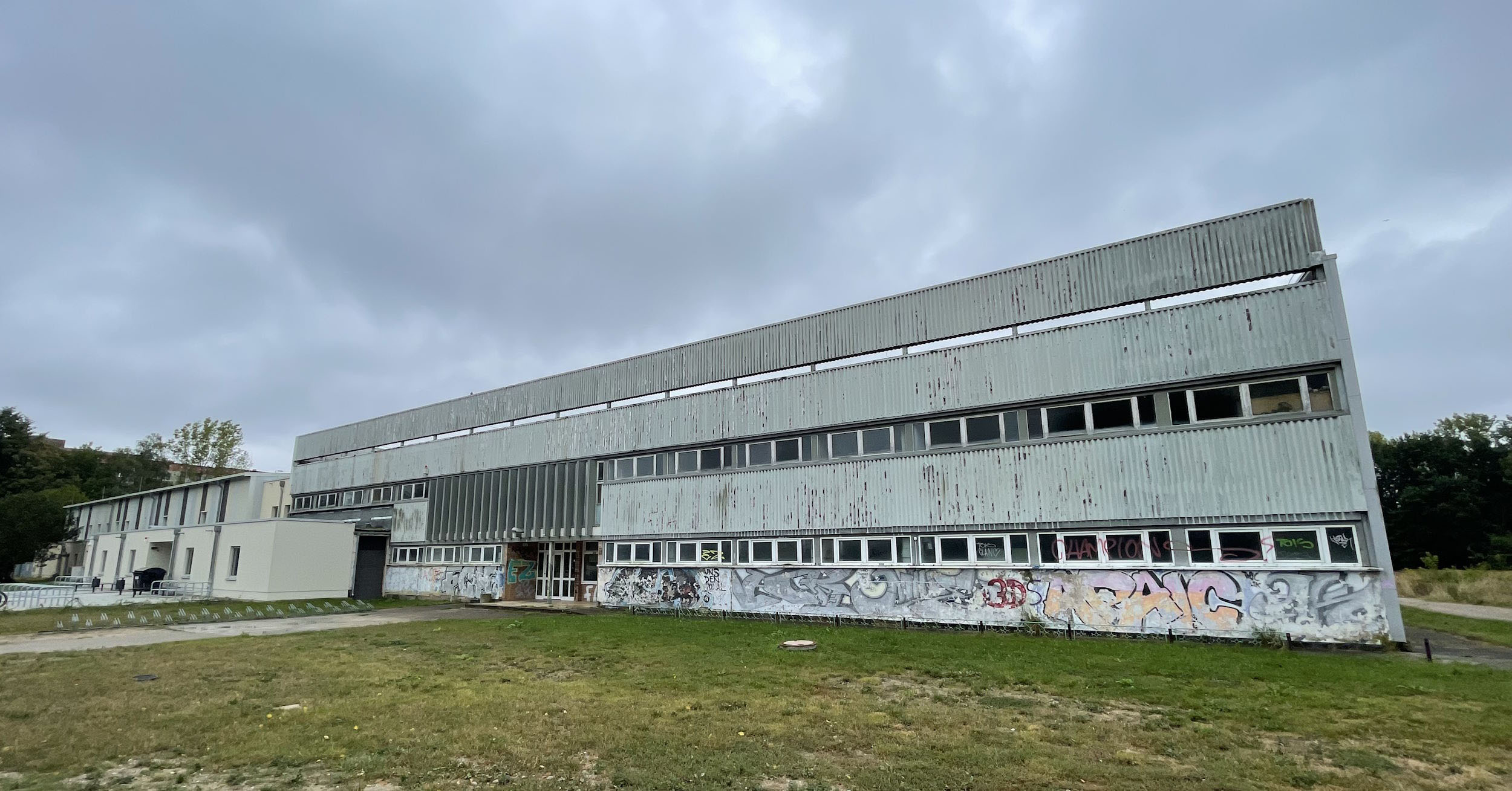 Rostock Baustart für die Sanierung der Sporthalle Kopenhagener Straße